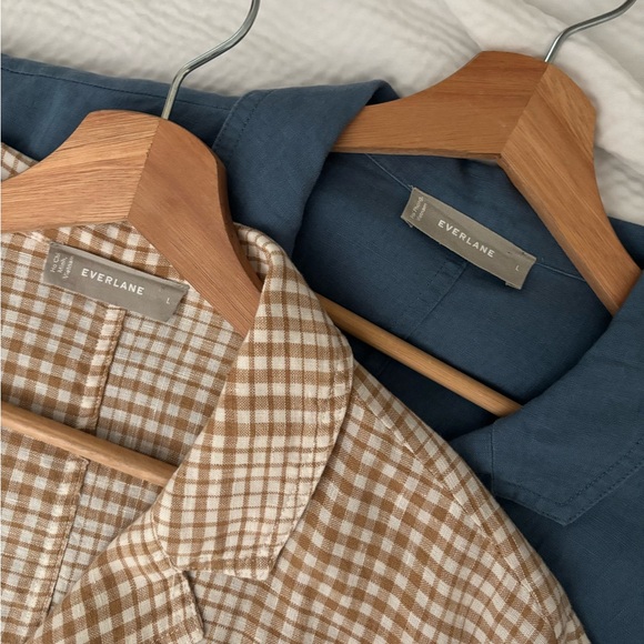 Everlane Linen Notch Collar Basics Shirt Bundle - Picture 12 of 12